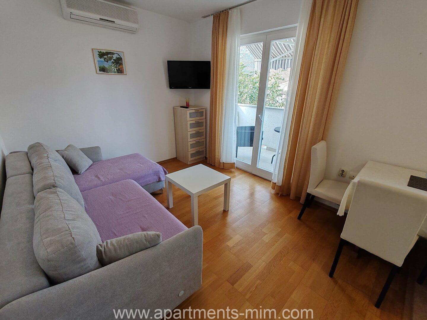 Dvosobni apartman s balkonom – Apartments M&M Baška