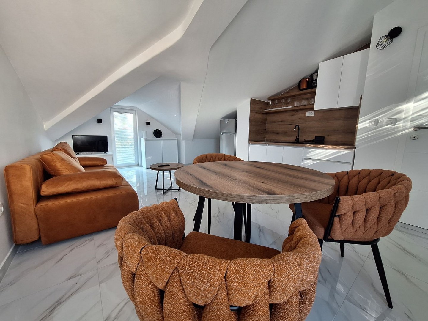 One-bedroom apartment in the attic